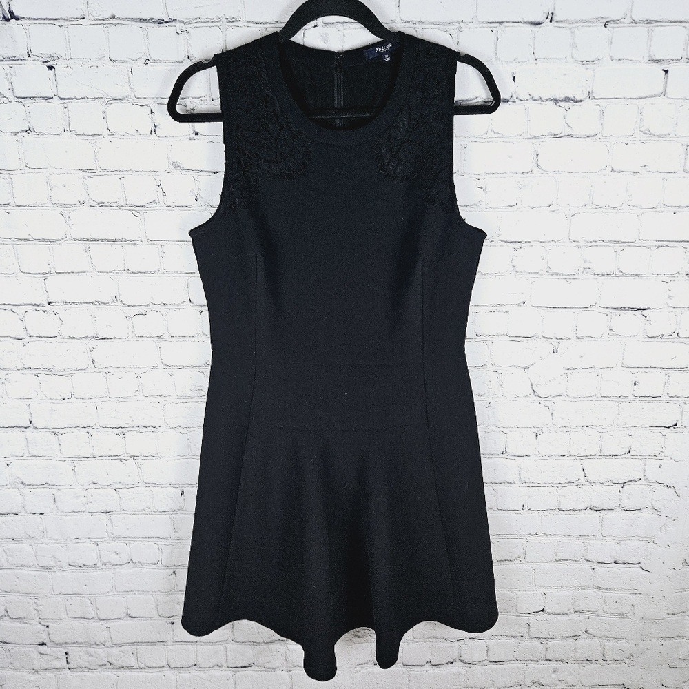 MADEWELL | Lace Inset Anywhere mini fit & flare dress